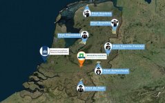 Six pilots: Ecolana in Holwerd, Drenthe in Emmen, Flevoland in Dronten, Twente-Twickel in Bentelo, Achterhoek in Hengelo and De Peel in Odiliapeel