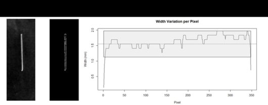 Illustration of first results: Image-based line filament extrudability assessment